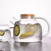 high quality hand made borosilicate glass tea pot for lemon juice