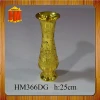 high quality home decoration flower vase/ flower holder in gold color from Guangzhou