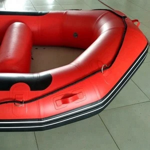 high quality inflatable whitewater raft 6 person river raft with rubber reinforcement floor