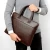 Import High Quality Mens PU Leather Laptop Plaid Tote Shoulder Briefcase with Zipper PU Men Business Bags from China