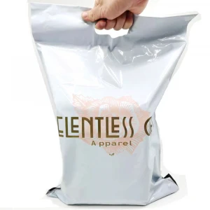High Quality Self Sealed padded shipping poly mailer bags thank you logo with handle