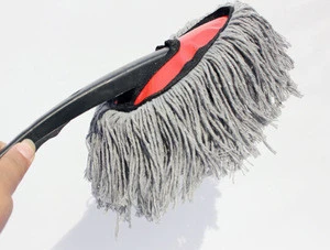 High quality small wax car wash brush/car dust brush/car cleaning brush