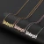 Import High Quality Women Jewelry Chain Pendant Necklace Nameplate Stainless Steel Gold Color Custom Name Plate Necklace from China