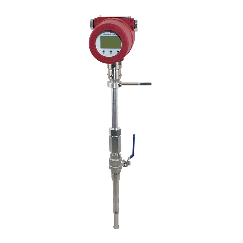 Buy High Temperature Gas Large Flow Meter Digital Rs485 Insertion Type ...