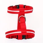 high visibility led pet harness nylon dog harness led dog vest