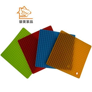 HIMI Household Kitchen square Non-slip Heat Resistant Table Pads Silicone Mats