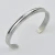 Import Hip-hop jewelry Stainless steel bracelet C shape concave open bracelet arc groove titanium steel hand link day gift from China