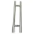 Import HJD Factory stainless steel ladder door pull handle for frameless glass door handle stainless steel from China