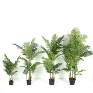 Home Garden Ornaments Plastic Plant Artificial Plants Potted Tree Artificial Palm Tree