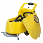 home modern intelligent cleaning handheld hard cordless auto battery operated manual floor scrubber dryer with squeegee width