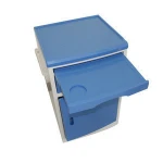 hospital furniture /medical plastic bedside cabinet, patient bedside cabinet table