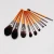 Import Hot Popular Makeup Tools Fashion 10pcs Customize Synthetic Nylon Hair Private Label Facial Brush Set from China