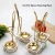 Import Hot Pot Gold Spoon Rest Standing Rack with Ceramic Bowl Kitchen Tableware Tool from China