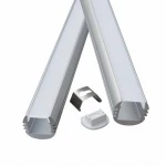 HOT PRODUCT LED alu profile round led aluminum profile for led strip light  Alloy alu profil for led strip channel housing