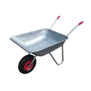 Hot sale 2017 lightweight garden tool galvanized wheelbarrow