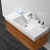 Import Hot Sale Artificial Stone Resin Wall Mounted Bathroom Sink from China