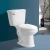 Import Hot sale luxury sanitary wares two piece cheap chinese wc bathroom toilet from China