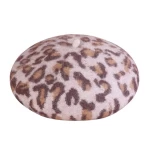 Hot Sale New Creative Woman Wool Beret Leopard Print Wool Beret Hats
