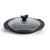 Import Hot sale round  die-cast aluminum  natural granite  coating nonstick steak plate cookware from China