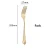 Import Hot sale stainless steel yellow gold cutlery set rose gold black flatware sets silverware for wedding from China