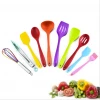 Hot Sell Kitchen Utensil Set 10 Piece Heat Resistant Non-Stick Baking Tool Silicone Utensils Cooking Tools