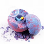 Hot selling beautiful packaging in Cheap Price of Bath fizzer 100g cartoon bath bombs suppli essential oil bath bombs