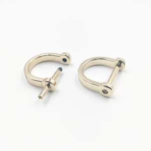 Hot Selling Good Quality Buckle Ring,metal Keeper D Shape Strap Loop Buckle Ring