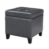 Hot Selling Home Furniture Large Storage Box Wooden Step Stool Ottoman