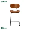 Hot selling products high table natural wood industrial bar chair barstool