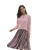 Import Hot wholesale full-coloured corduroy mid-long half-length skirt with high waist and pleated skirt in autumn and winter from China