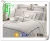 Import hotel brand bed sheet 100% cotton embroidery commercial bed linen /hollow fiber filled pillows from China