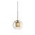 Import Hotel hand blown round glass metal chandelier sphere glass lampshades Pendant light from China