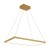 Import hotel indoor home office living room luxury ceiling hanging lamp modern european led ring rectangle chandeliers pendant lights from China