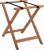 Hotel room solid wood folding luggage rack