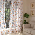 Hotel use European style grommet chrysanthemum pink curtain living room curtain set with valance