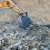 Hydraulic xcentric vibro ripper with rock tooth for excavator used
