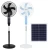 Import In stockEnergy saving portable 12 16 18 inch 24w solar panel indoor outdoor solar powered fan solar fan from China