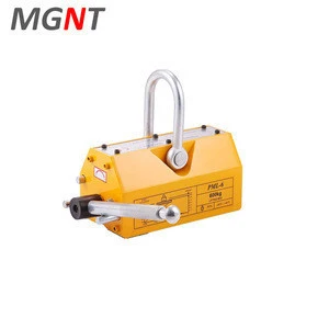 Industrial durable Manual Crane Magnet for lifting 600kg steel plate and pipe magnetic lifter