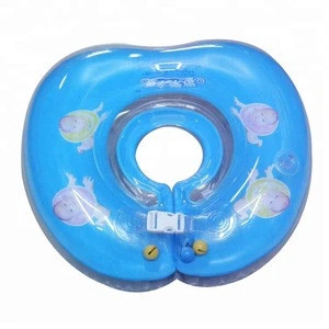 Inflatable baby swimming neck ring for baby bath