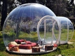 Inflatable shower tent,transparent camping tent,transparent dome tent for sale