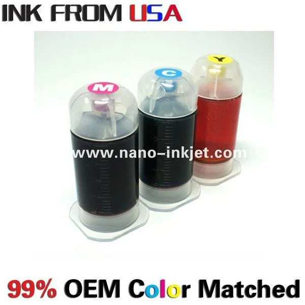 Ink refill kits for HP60 HP61 HP300 HP 301 color ink cartridge