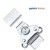 Import Italy-style recessed rotary butterfly latch toggle lock steel rotary staple hasp lock cabinet door lock cylinders from China