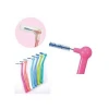 Japanese L-shaped dental care brushing bleaching kit interdental brush