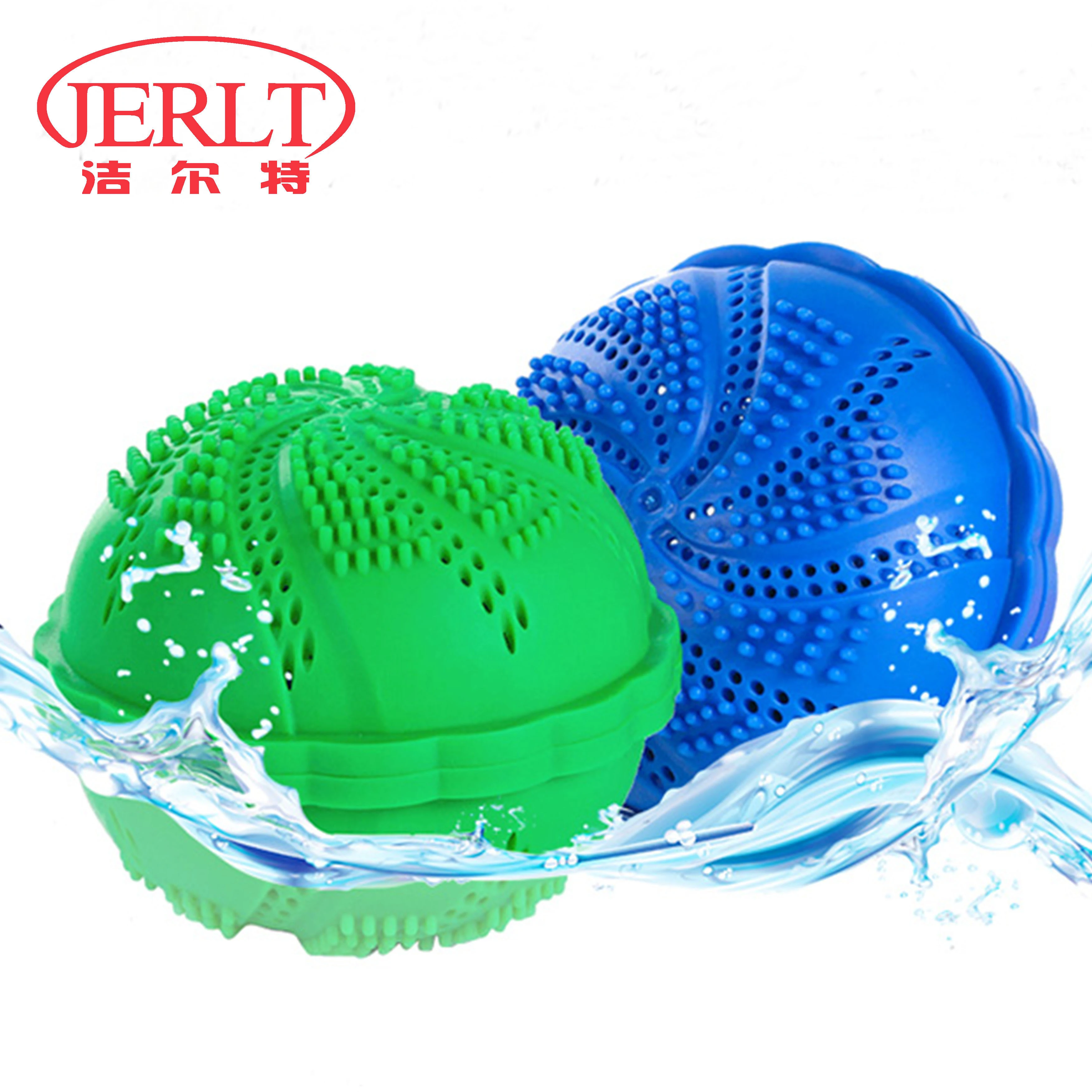 Jerlt customize the packaging and color of the laundry ball adjustable as customer request Blue Magic Ball