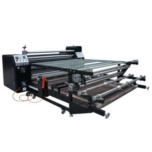 Jiangchuan Lowest Price Fabric Rotary Cut Pieces Roller Sublimation Heat Press Machine