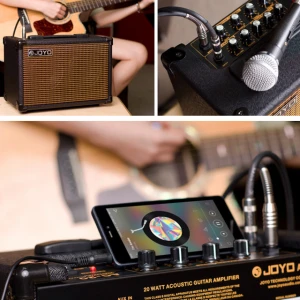 JOYO AC-20 Acoustic Guitar Amp 20 RMS W Guitar Amplifier &amp; Effects