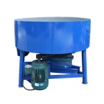 JQ500 stationary pan concrete cement mixer
