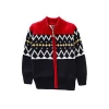 JYS boys 100% cotton sweater with zipper baby cotton sweater wholesale