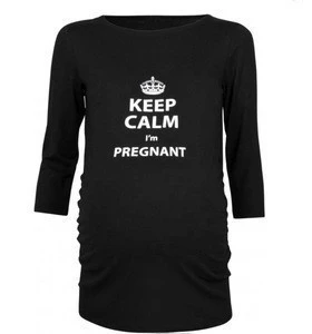 Keep Calm I Am Pregnant T- shirt Maternity Clothing