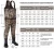 Kids Chest Waders Neoprene Fishing Waders for Toddler &amp; Children Youth Duck Hunting Waders for Kids with Boots